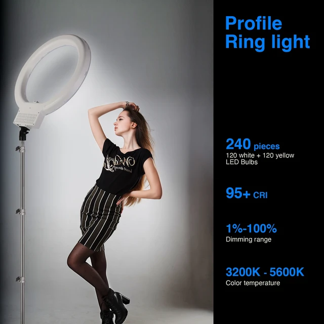 Selfie Ring Lamp Fosoto | 18 Inch Ring Lights | Photography Lamp | Selfie  Ringlight - 18 - Aliexpress