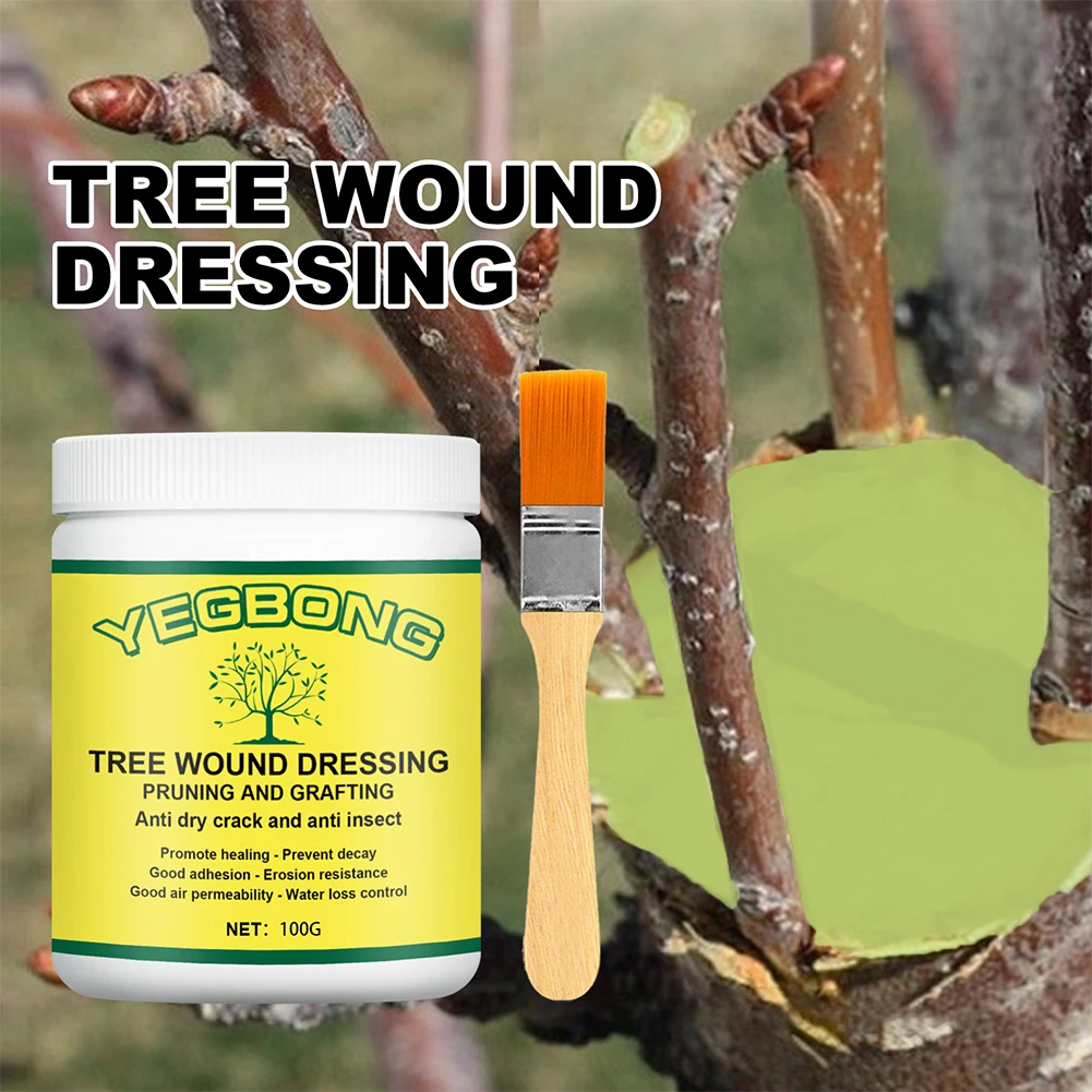 Tree Wound Sealer 500g-100g Tree Wound Dressing Tree Bonsai Wound Pruning Sealer Plant Cut Paste Pruning Compound For Plants Treatment Tools