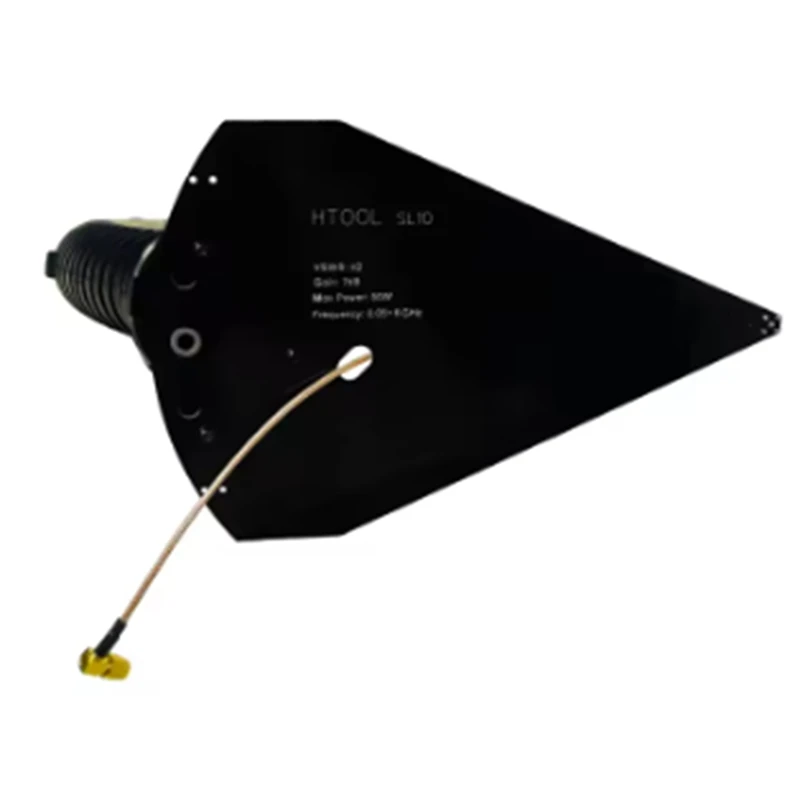 SL10 50MHz-6GHz 로그주기 안테나 지향성 안테나 스펙트럼 분석기용 고이득 7dB SMA 인터페이스 UWB 안테나-A32R