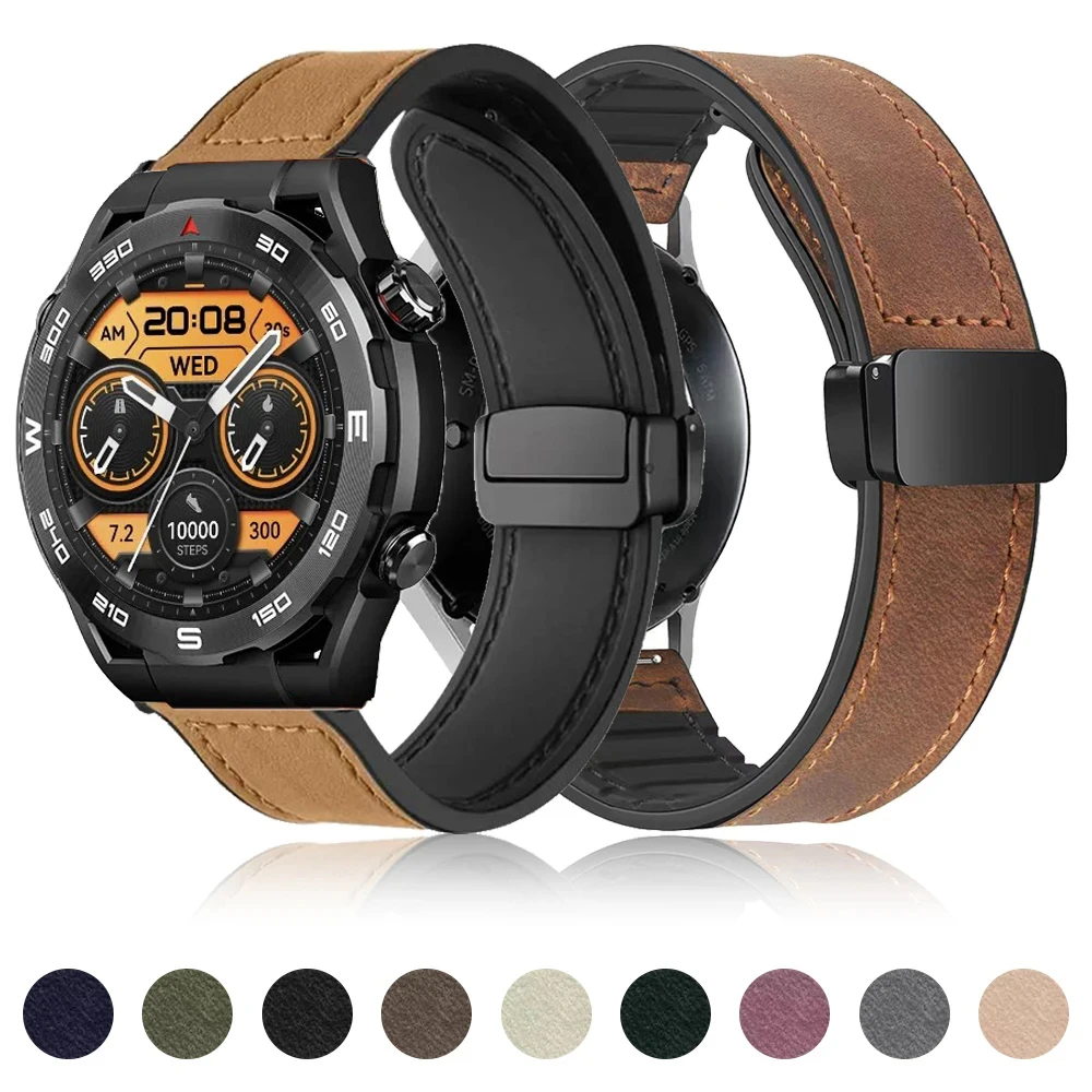 Cinturino In Silicone In Pelle Per Orologio Haylou Cinturino R8 Cinturino Per Orologio Haylou R8 20Mm 22Mm Cinturino