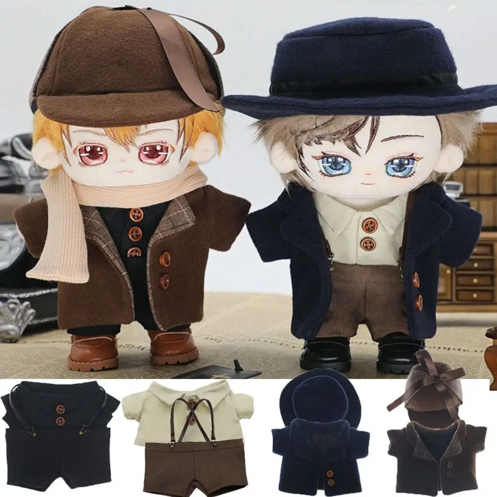 

Fashion 20cm Cotton Doll Jacket Coat Wintercoat Pants Handmade Outfits T-shirts Scarf Hats 1/12 BJD Doll Shirt Hats Suits Kids