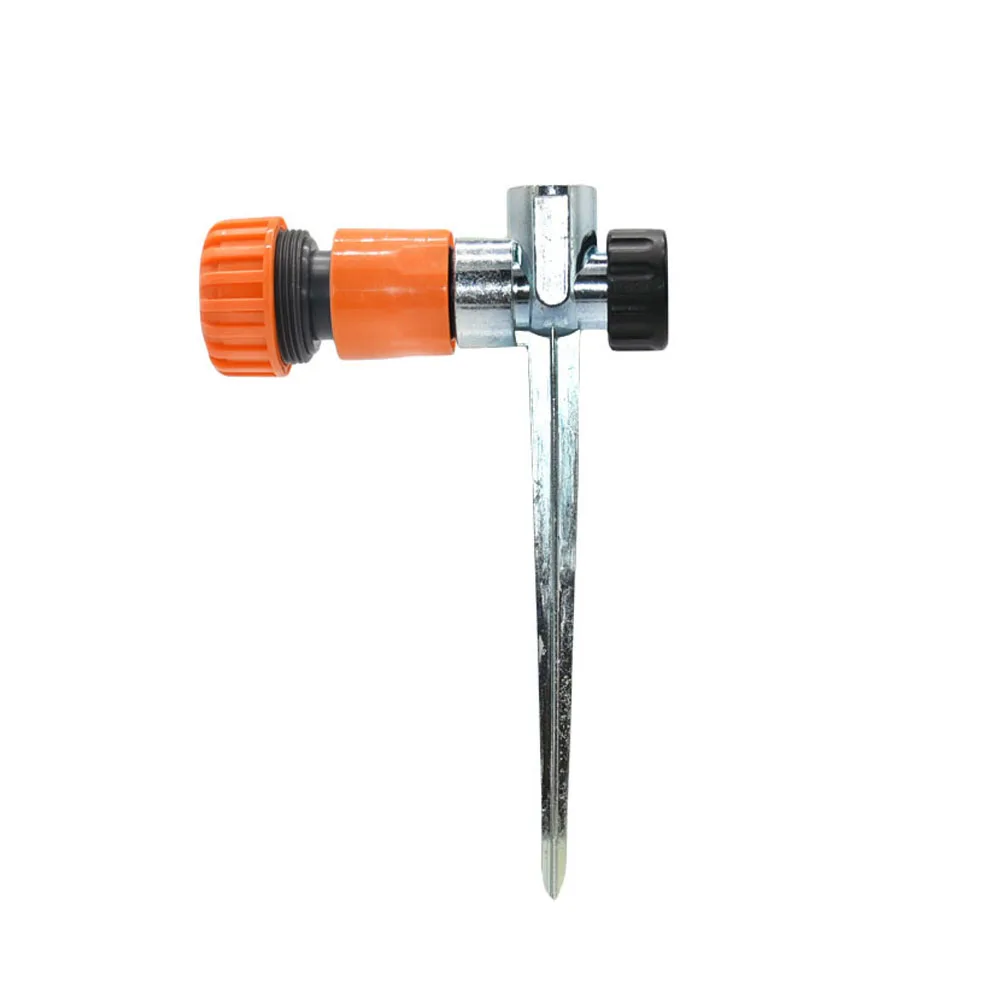 Garden Watering Nozzle Support Metal 1/2" Female Thread Sprinkler Spike Plastic Pile Into The Ground Drip Irrigation Fittings plants irrigation kits plant waterer drip irrigation spike garden irrigation nozzle drip irrigation irrigation fittings