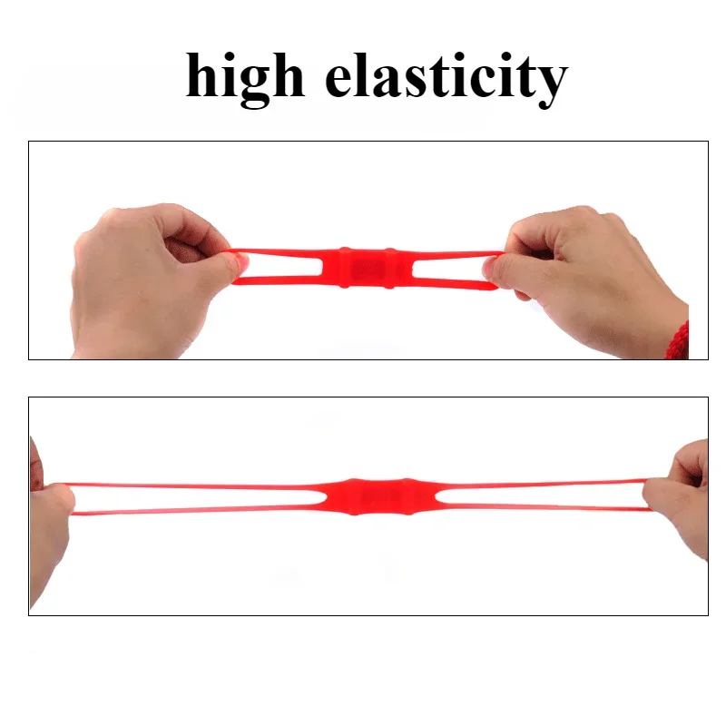 Bicycle Light Silicone Strap Handlebar Mount Holder High Elastic Multipurpose Fix Tie