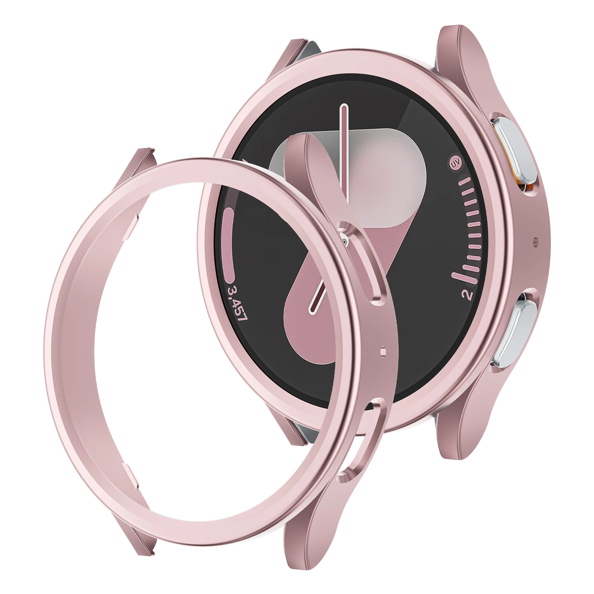 Durable PC Frame Protective Bumper Shell Cover for Samsung Galaxy Watch 7
