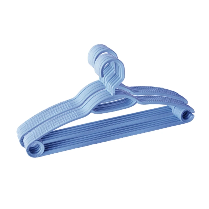 10pcs Non-Slip Durable Clothes Hangers Nordic Color Plastic Seamless for Coat Pants Jackets Space Saving Drop shipping 2