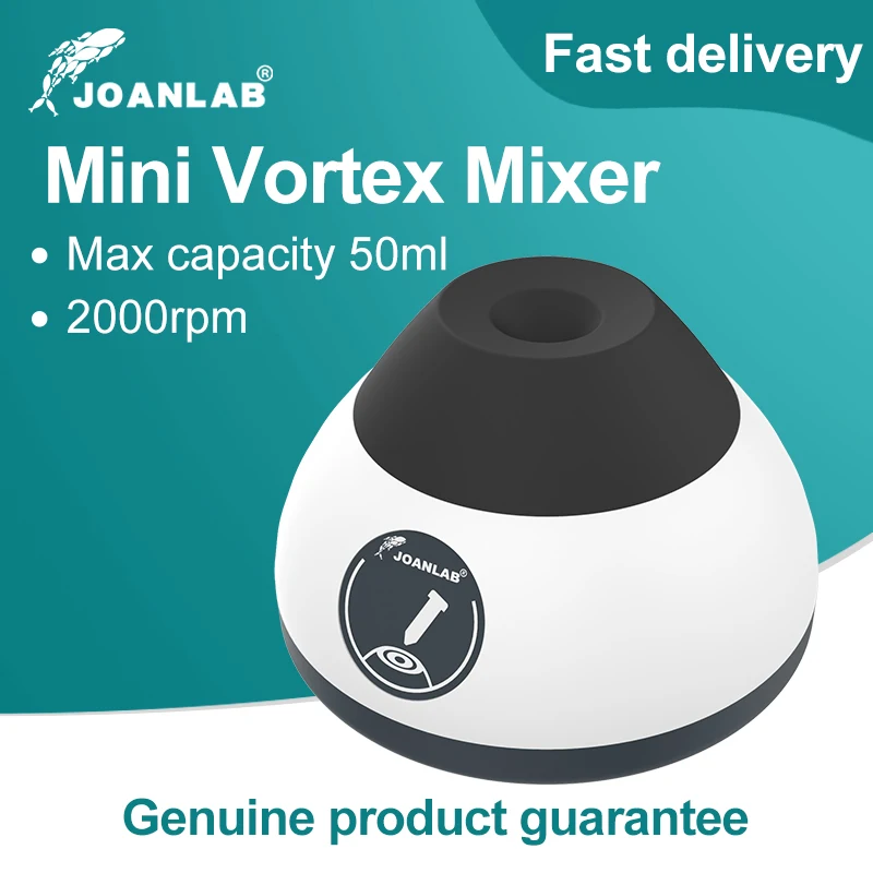 JOANLAB Mini Vortex Mixer Laboratoire Tatouage Pigment Vernis À Ongles Encre Liquide Mélangeur Shaker Lab 50 ml 2000 tr/min VM-200