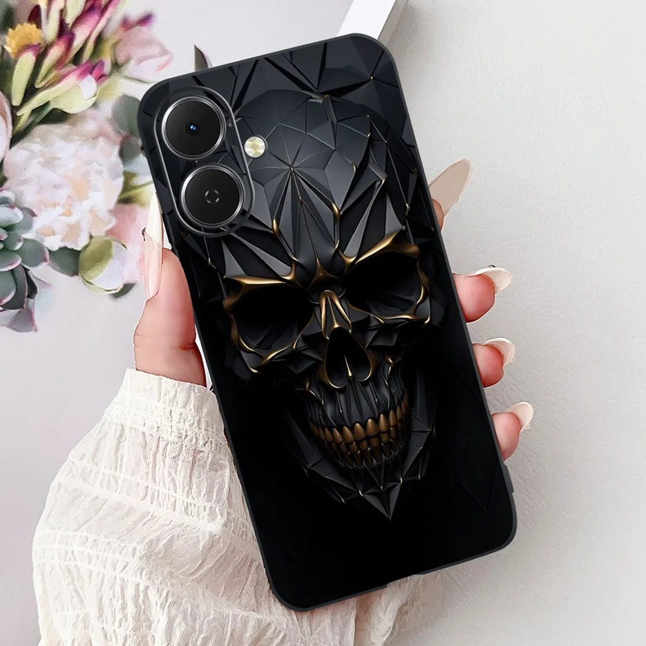 Stylish Painted Soft Silicone Phone Case - Vibrant Design Back Cover
