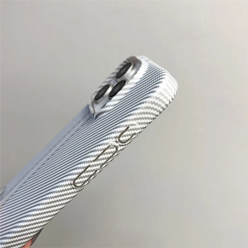 PC Phone Case Carbon Fiber Business For iPhone 17 Air 16 15 14 Plus 13 12 Pro Max 11 Ultra-Thin Armor Shockproof Cover