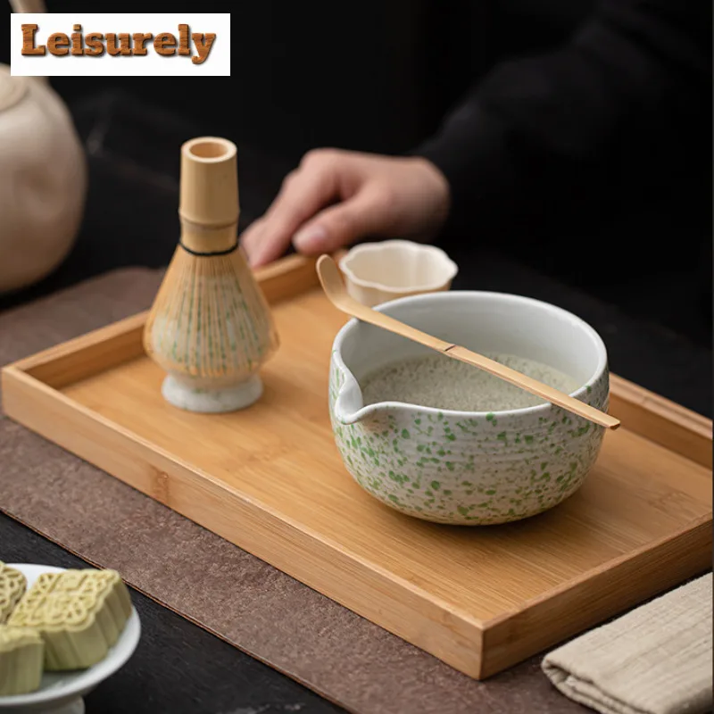 Creative Starry Sky Dot Tea Set Complete Set Japanese Matcha Whisk Set Kit Tea Brush Stand Tea Ordering Tools Kitchen Supplies