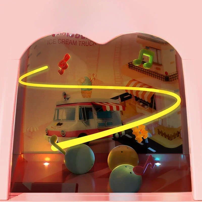 Children's Toys Claw Machine Small Household Gaming Devices Mini Clip Doll  Coin Operated Egg Twisting Machine Boy Birthday Gift 4