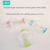 Dr.Green  Wide Mouth Bottle Newborn baby bottle Explosion-proof and drop-proof glass 220mL/180mL Washable Bottles 6
