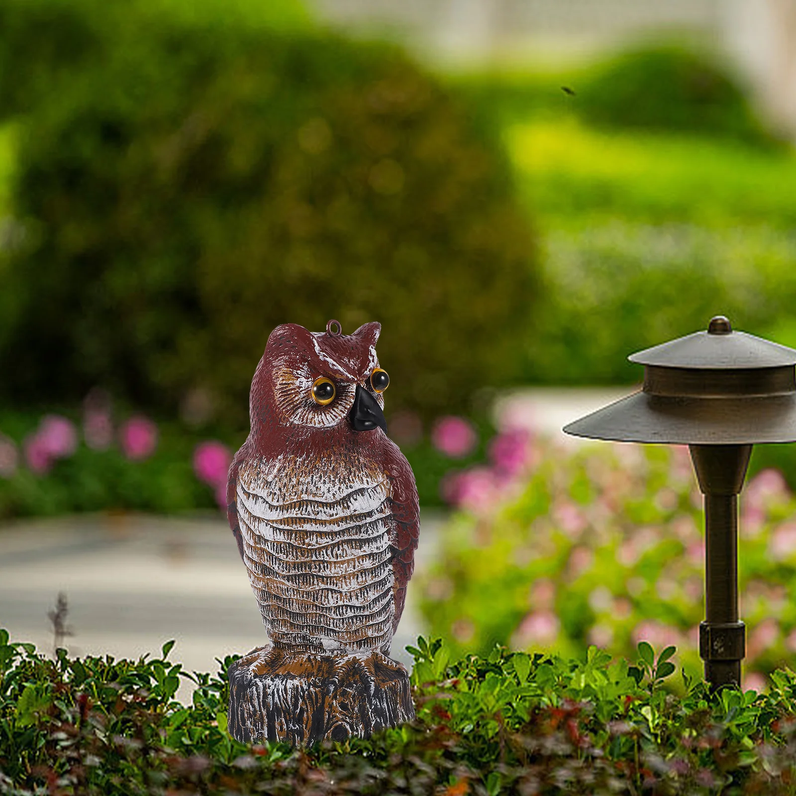 

Simulation Owl Outdoor Decor Garden Decoration Fake Figurine Birds Ornament Plastic