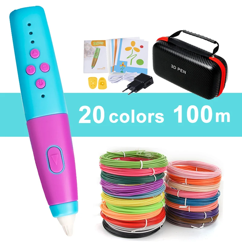 High-quality 3D Pen Set for Kids Boys Girls Birthday Chrismas Gift 3d  Printing Pen Low Temperature with 100M PCL Filament 3d Pen - AliExpress