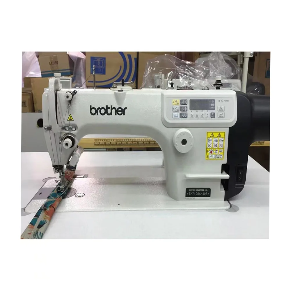 Brother 7100A single needle Automatic Sewing Machine Industrial Post