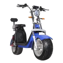  City Coco Scooter Lithium Battery 60V 12AH Ride 35-40km Chopper Convenient Fat Tire Electric Scooter 