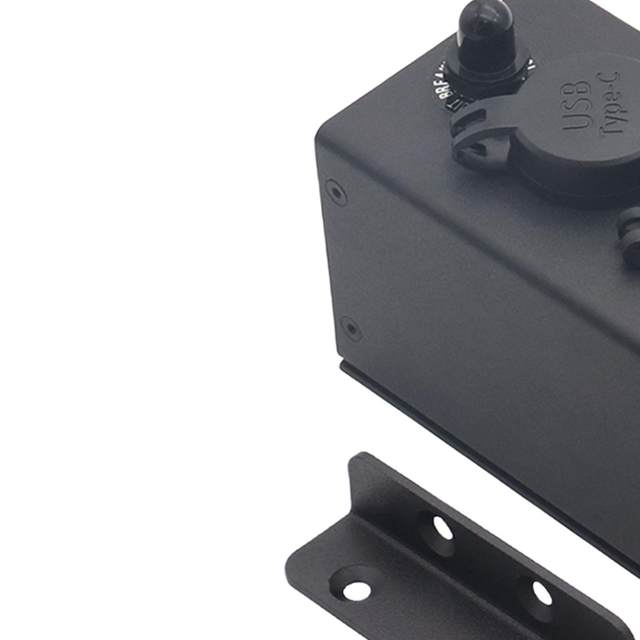 Car Charger Socket Panel Lightweight Digital Voltmeter 12V USB Power Outlet Car