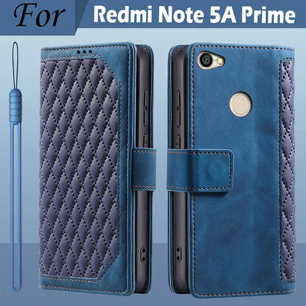 Magnetic Card Holder Case for Xiaomi Redmi Note 5A Prime – Stylish and Functional Protective Cover