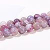 Natural Stone Beads Pink Tourmaline Round Loose Spacer Bead For Jewelry Making Diy Bracelet Necklace Accessories 15" Inch Strand 5