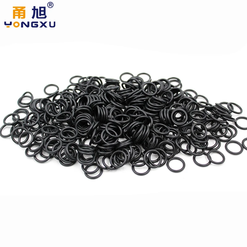 NBR O Ring Seal Gasket Thickness CS1.9mm OD5-100 Oil and Wear Resistant Automobile Petrol Rubber O-Ring Waterproof Rubber O Rings Silicone O Rings Keycap O Rings