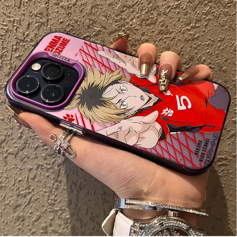 Anime Haikyuu Plating Hard Case - Sleek and Durable Design