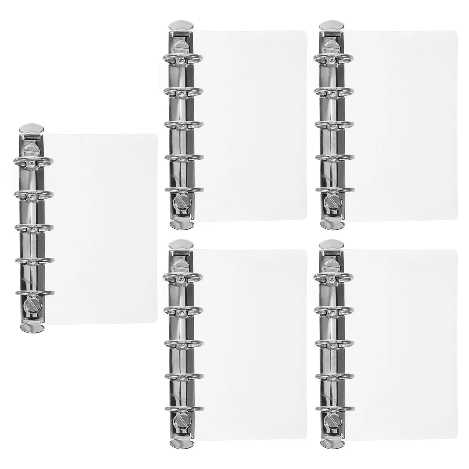 5Pcs 루스 리프 바인더 메커니즘 금속 교체 노트북 플래너 바인딩 액세서리 내경 2Cm 오거나이저 리필