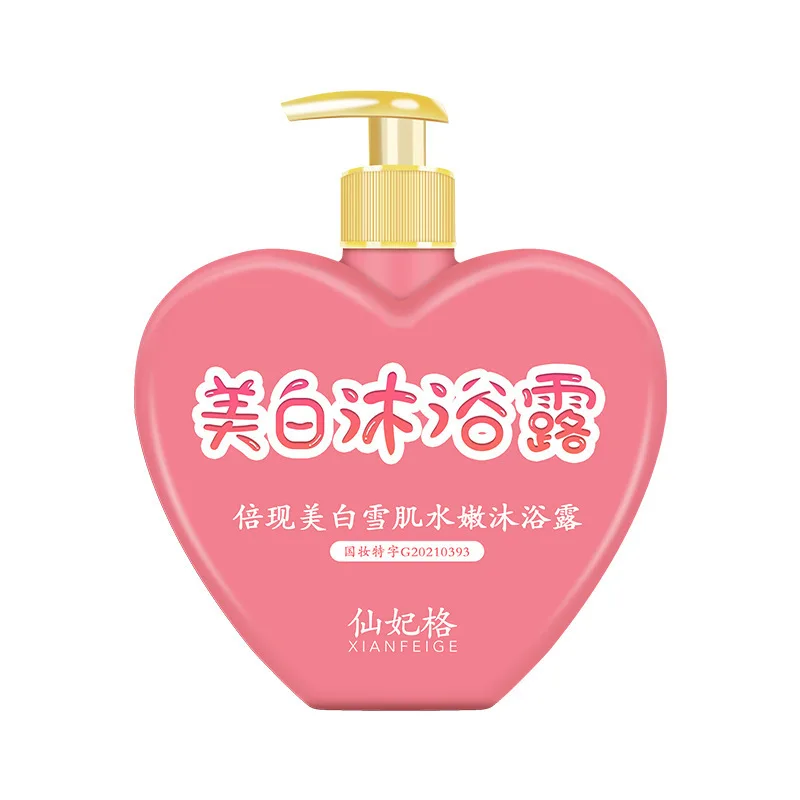 380ml Whitening Body Wash Peach Perfume Body Wash Moisturizes Skin Brightens Skin Tone Deep Cleansing care