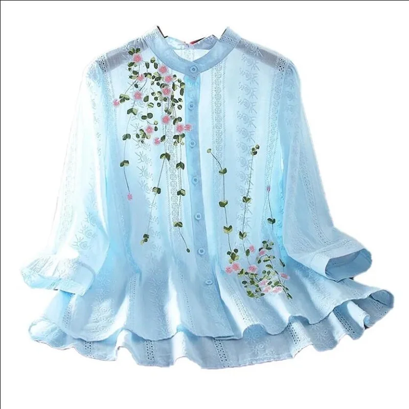 Embroidery Pattern Close-up