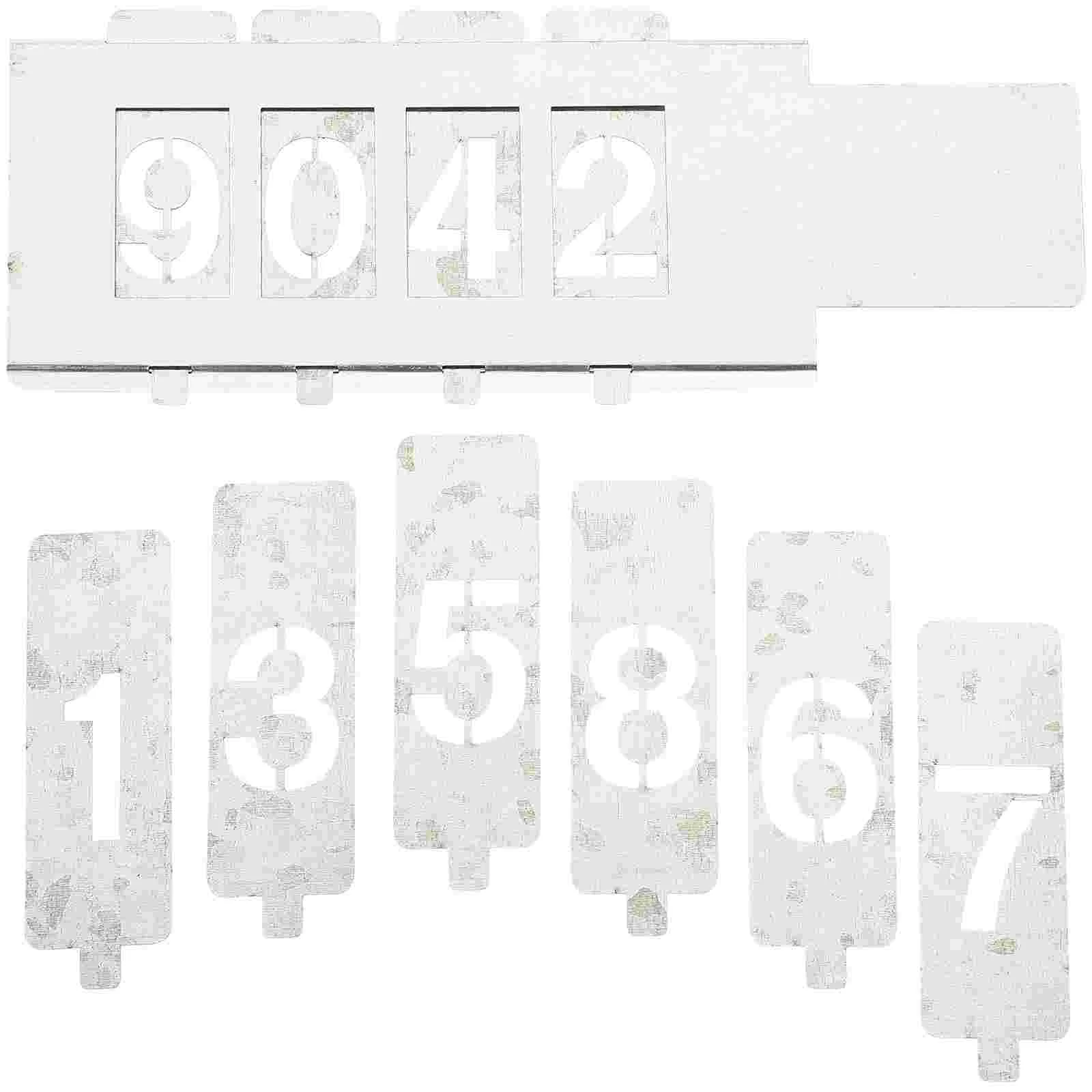 

No Parking Stencil Reusable Drawing Templates DIY Stencils Hollow-out for Crafts Number Painting Iron