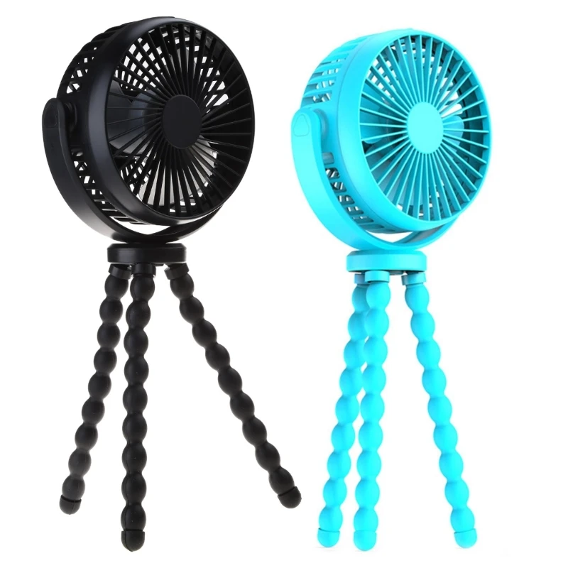 

Mini Portable Fan for Stroller Bike Wheelchair USB Chargeable Fan Easy Assembled Multi-Use Cooling Fan Baby New Dropship
