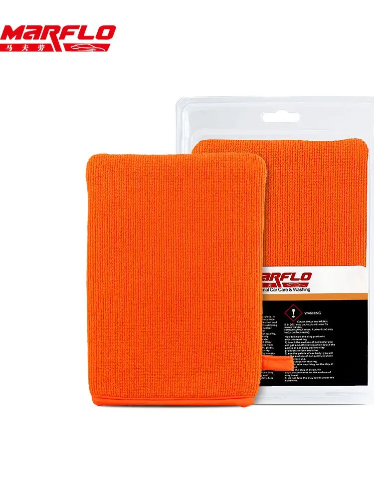 Car Cleaning Gloves Microfiber Car Mitt Microfiber Cleaning Gloves Microfiber Washing Gloves Microfiber Gloves Marflo Car Washing Magic Clay Mitt Sponge Microfiber Glove Auto Cleaner Clay Blue Red Orange