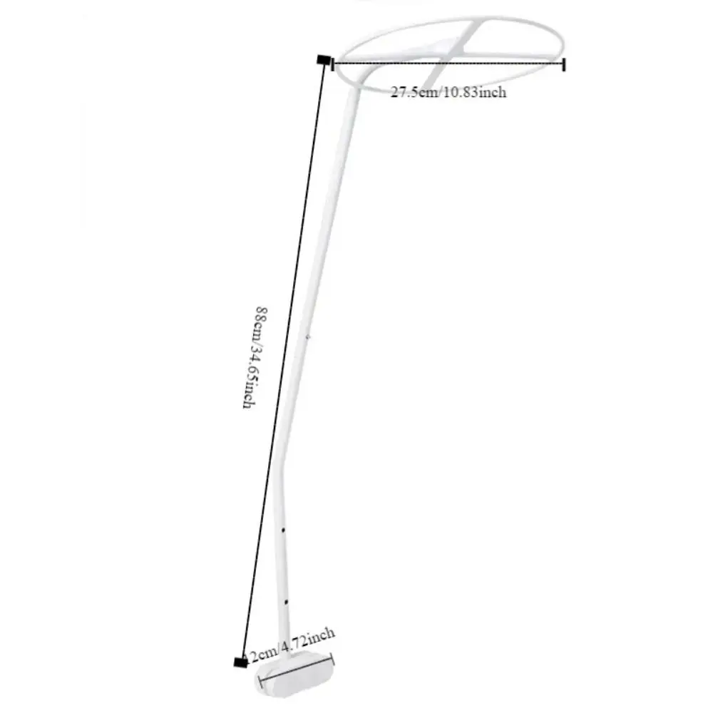 Bed Dome Cots Accessories Iron Mosquito Net Stand White Durable Bed Net Holder Stand Round Ring Rack Stand Baby Crib Cot