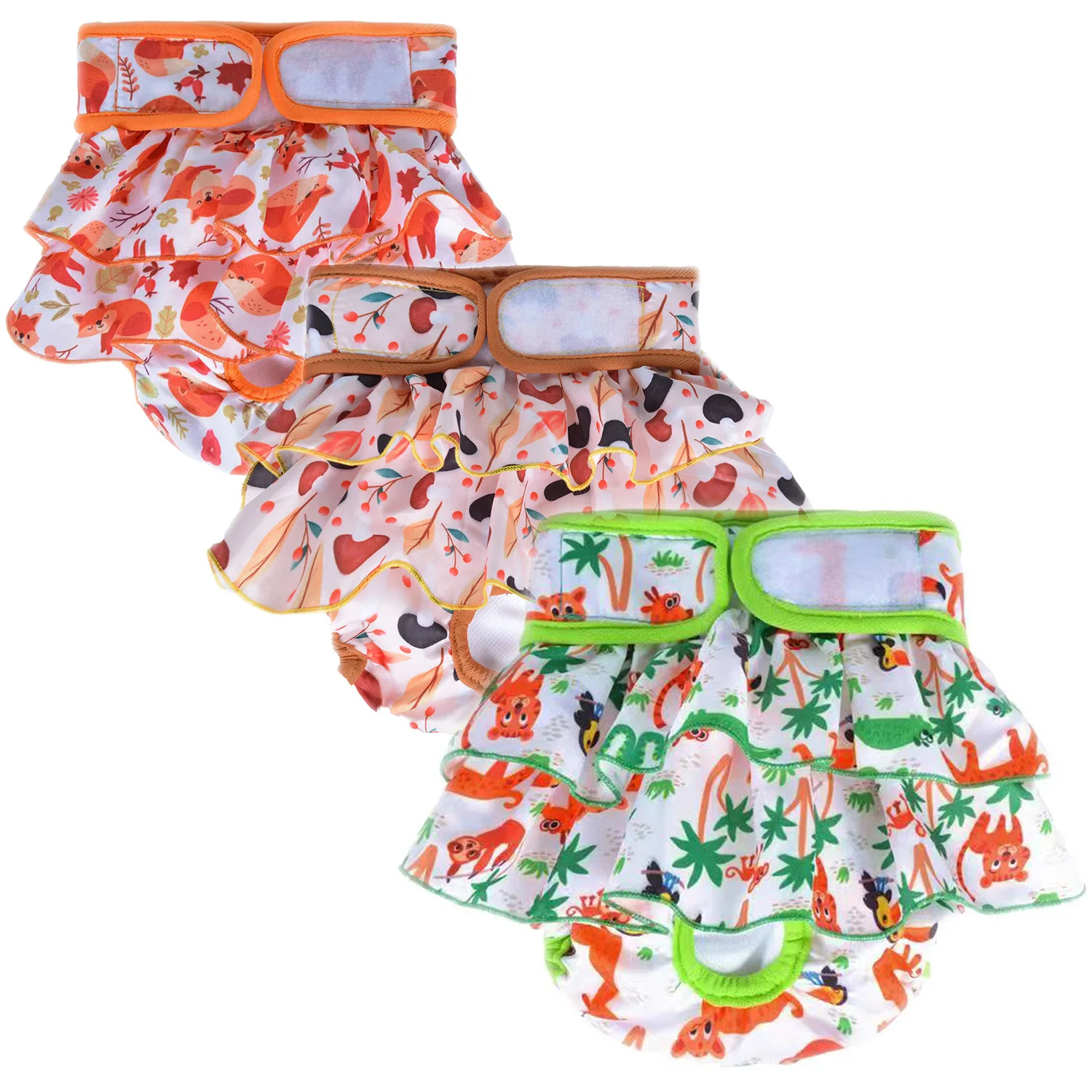 New Pet Dog Dog Skirt Big Leakproof Nappy Home Nappy Pads Nappies Cat Short Skirt Pet Nappies Special-Purpose