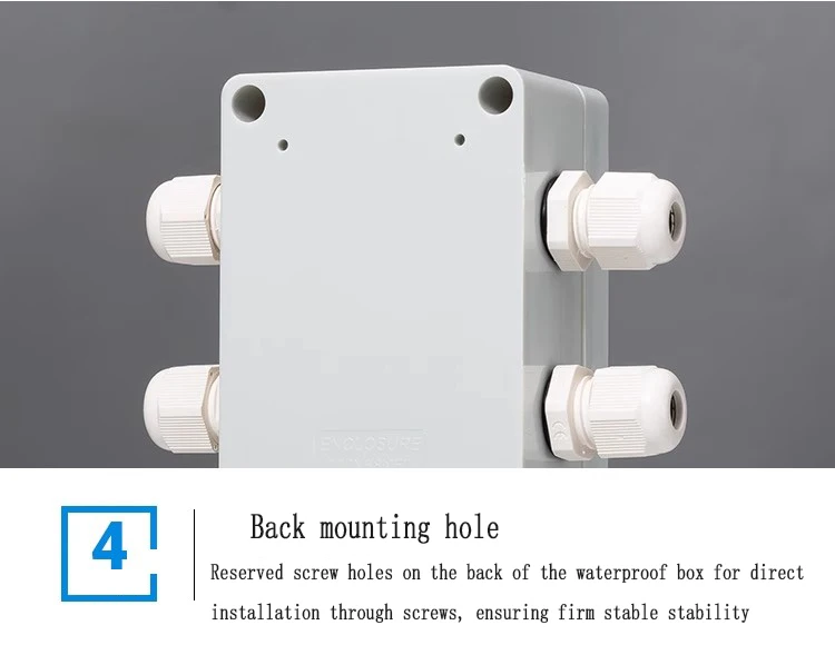de Alimentação com Terminal, Exterior, Impermeável, Rosqueando Cabo, Distribuição, Selagem