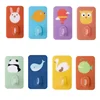 10Pcs Cute Cartoon Crystal Hooks Tableware Hanging Rack Adhesive Hooks Kitchen Multi-Purpose Non Marking Waterproof Strong Hook 5