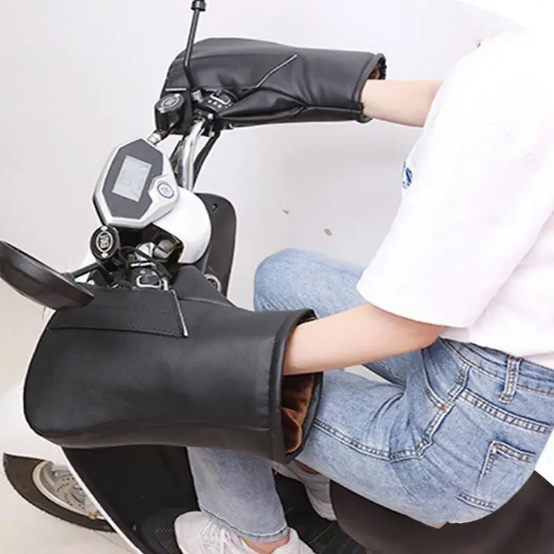 

Motorcycle Handlebar Muffs Winter Motorcyclist Rider Windproof EV Handlebar Gloves Scooter Hand Protection Motorcycle Equipment