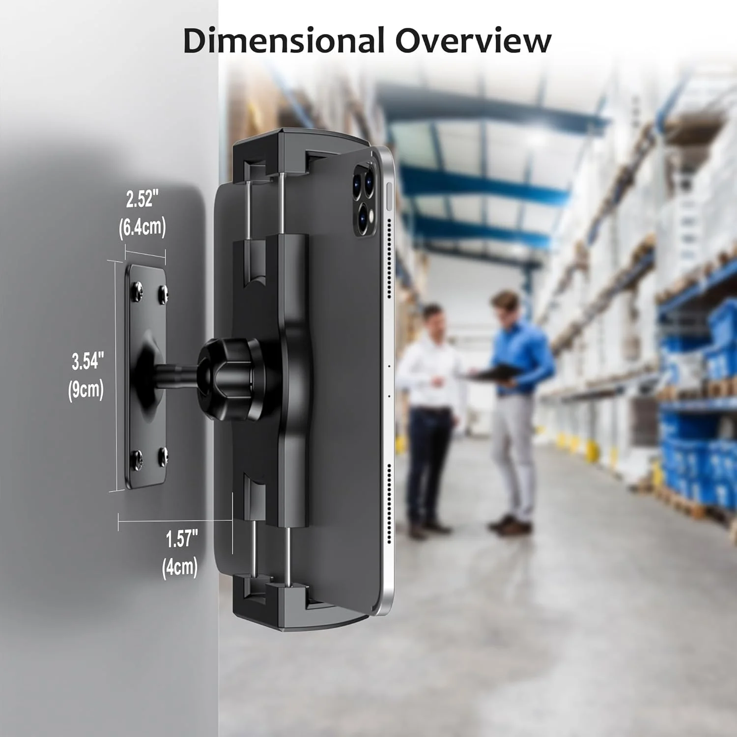 Support Mural Tablette Ipad Keuvirya Support Mural Universel Rotatif à 360° Pour IPad, Compatible Avec Les Appareils De 4,7 à 12,9 Pouces, Y Compris IPad Pro, Mini, Air U2013 Idéal Pour La