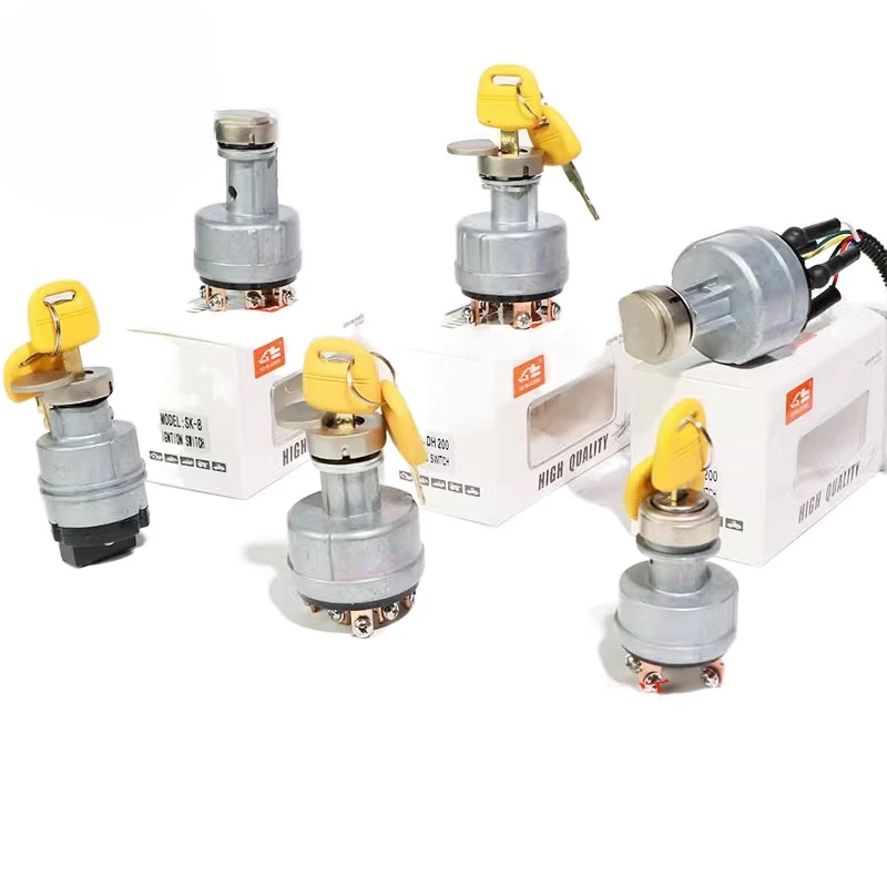 Parti Dell'Escavatore Xojox Per Sany Daewoo Kobe Steel Kato Hitachi Carter Hyundai Xiaosong Start Interruttore Di Accensione Electric Lock Power