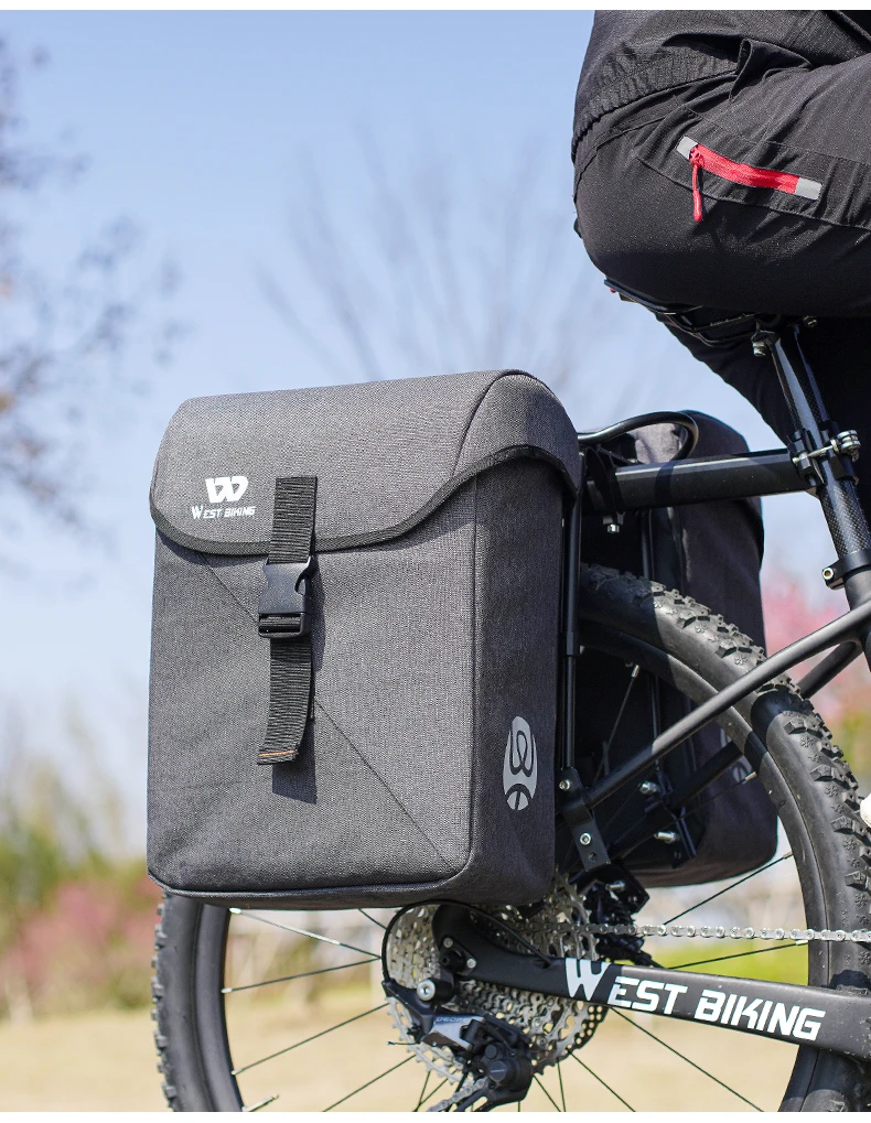 Bike Bag Pannier Trunk Bicycle Saddlebags Bike Rear Seat
