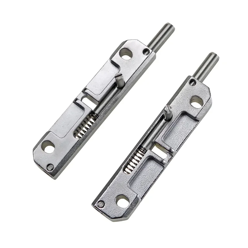 Zinc Alloy Automatic Spring Latch Door Bolt Fit Door Of Equipment