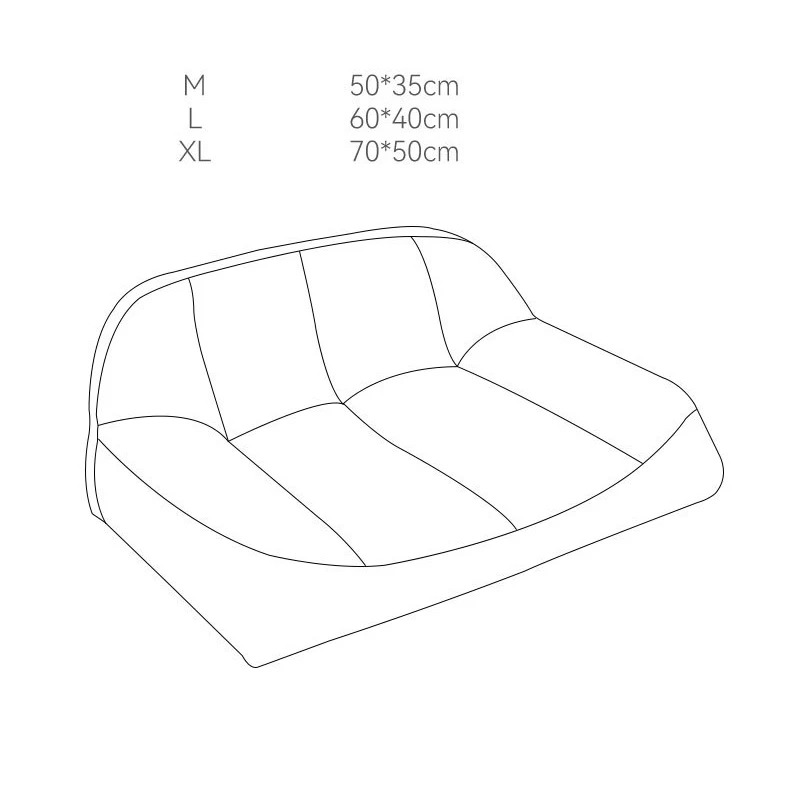 Pet Bed Cozy Square Plush Kennel Sofa Bed - PeticaDeals