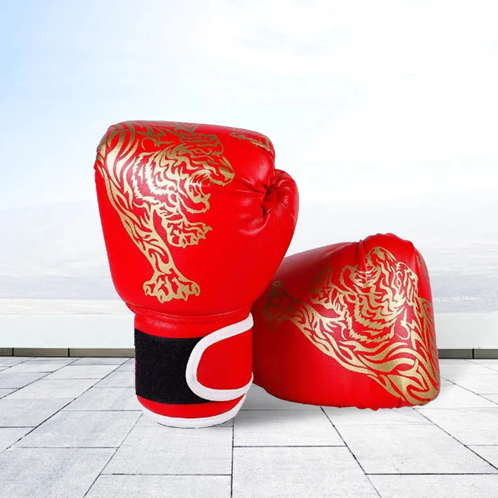 Boxing Gloves Breathable Sanda Boxing Gloves Comfortable Fighting Taekwondo Mitts Punching Training Gloves for Training Sandbag