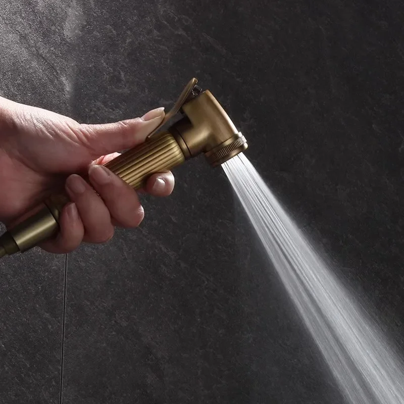 Description Picture 5 of itemAntique Bronze Toilet bidet sprayer set Brass Double Use Bidets faucet Bathroom sprayer shower bidet High Pressure gun