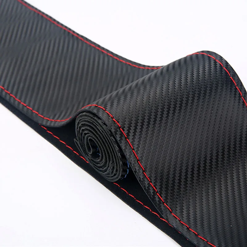Coprivolante Universale in Pelle Artificiale Effetto Fibra di Carbonio, Fai-da-Te, Antiscivolo e Traspirante - immagine 4