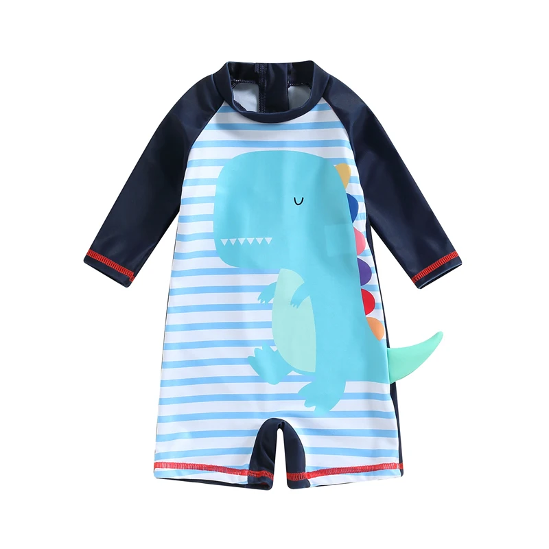 체크 무늬 프린트 하프 지퍼 수영복, 수영 세트, 래시가드, 비치 선슈트, 유아, 남아, 여아 