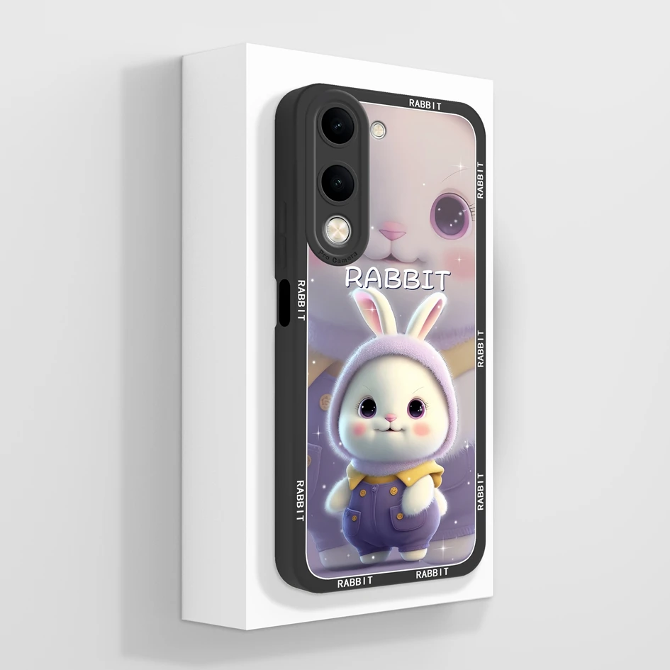 Cute Animal Pattern Slim Silicone Anti-Drop Phone Case - Durable Back Cover and Bumper Protection