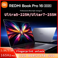 Xiaomi Redmi Book Pro 16 2025 Laptop Intel Core Ultra 7 255H/Ultra 5 225H Processor Notebook 32G DDR5+ 1T SSD Office Ultrabook