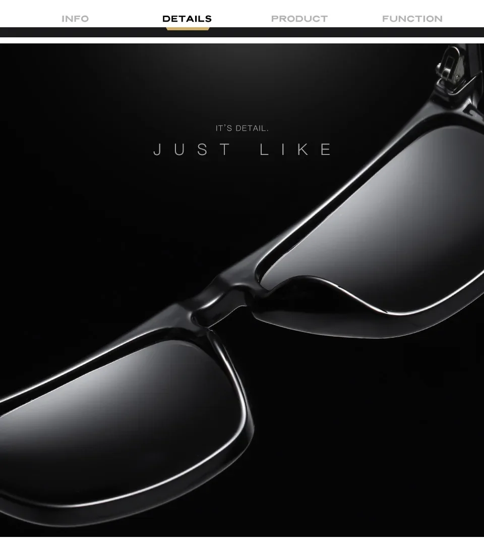 Photochromic Polarized Driving Sunglasses Men Chameleon Glasses Change Color Sun Glasses Day Night Vision Driver's Eyewear