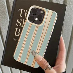 Luxury Striped Lichee Leather Pattern Shockproof Phone Case Cover - Samsung S22 5G (PWW - 319PW250923201)
