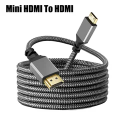 High - Speed 4K HDMI to Mini HDMI Cable - Multiple Length Options - 3m (Mini HDMI to HDMI)