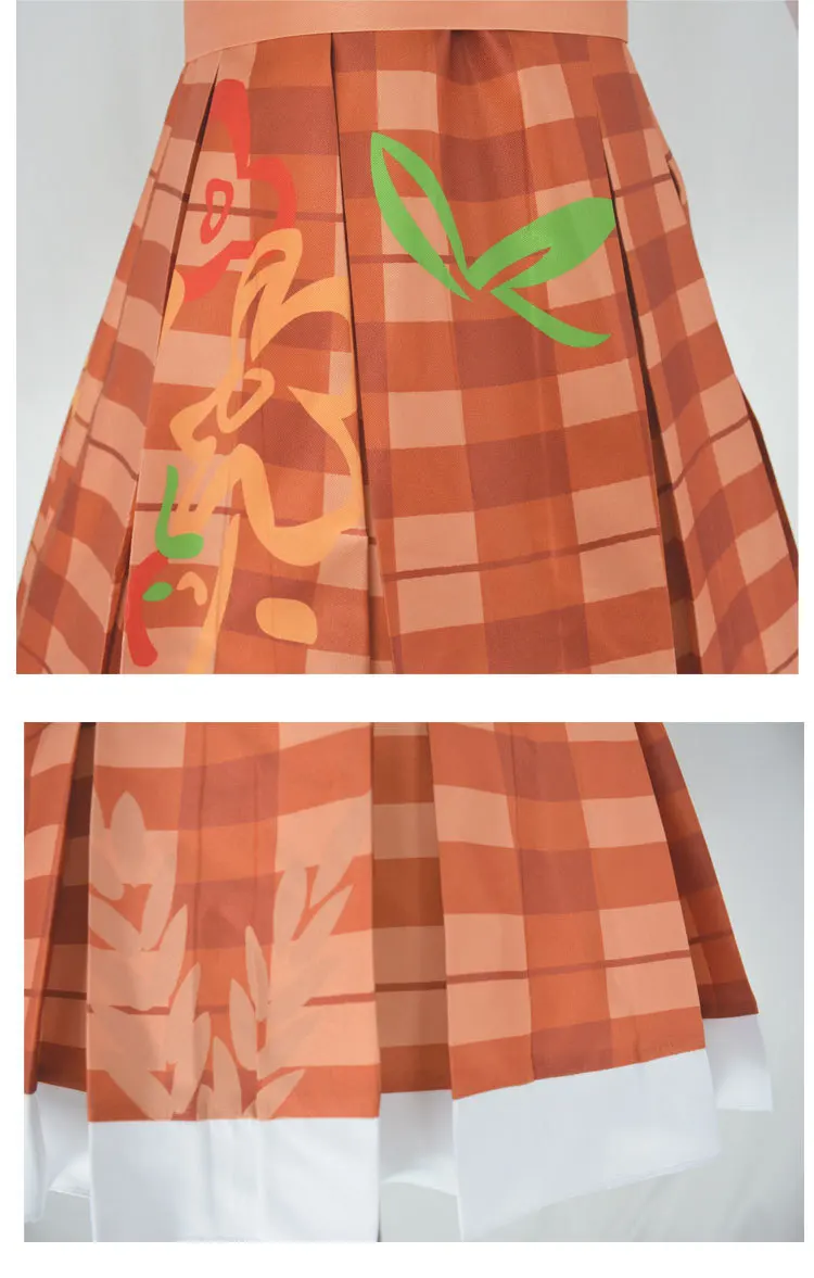 Fünfte Person Grid Cosplay Kostüm Herbst Ernte Festival Damen Kinder Spiel Stil Einzigartige Zweck Kleidung 9